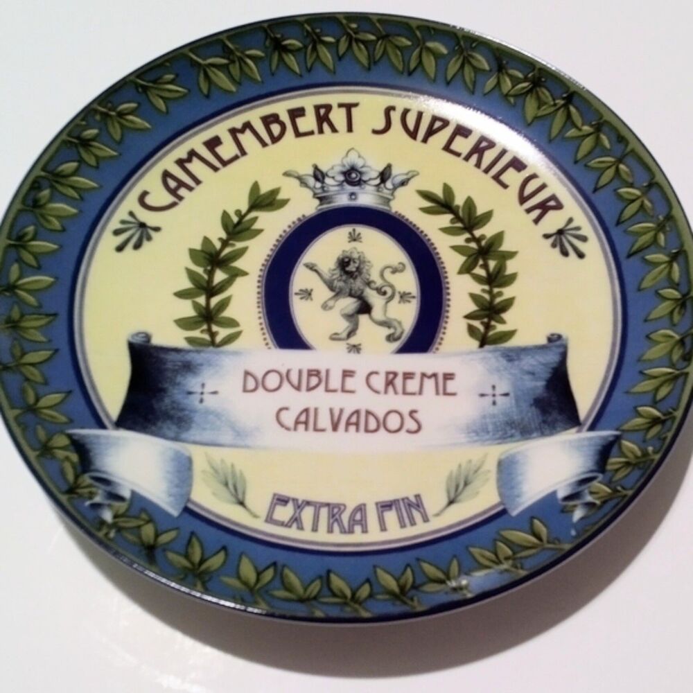 Pottery Barn Vintage Label Cheese Plates – Set of Four with Original Box - Picture 6 of 8